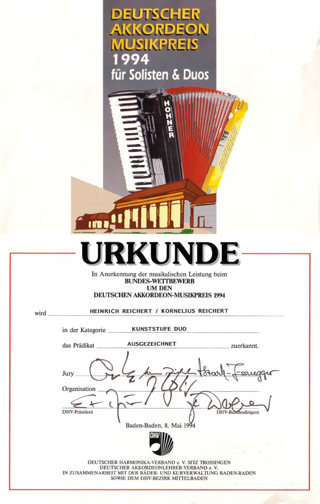 Urkunde Urkunde