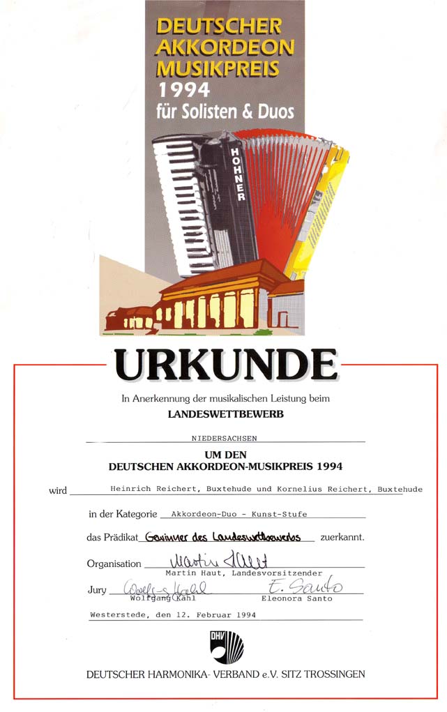 Urkunde Urkunde